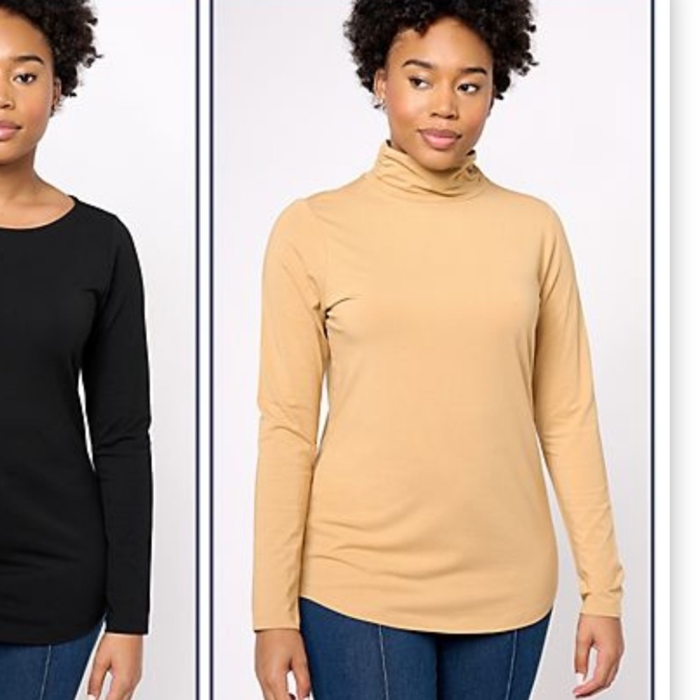 Belle by Kim Gravel turtleneck/mock neck pullover - Picture 7 of 9
